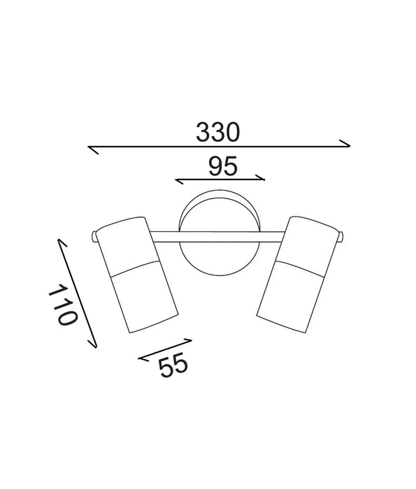 LENGAN: Adjustable Round Base Interior Spot Lights (Available in Black & White | 1 Light, 2 Light, 3 Light & 4 Light)