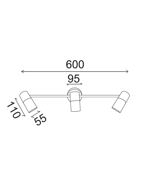 LENGAN: Adjustable Round Base Interior Spot Lights (Available in Black & White | 1 Light, 2 Light, 3 Light & 4 Light)