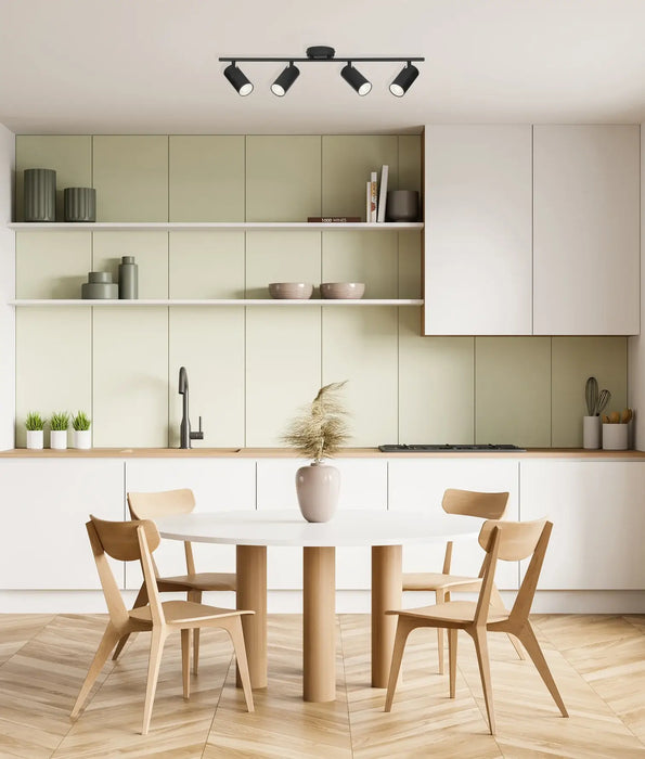 LENGAN: Adjustable Round Base Interior Spot Lights (Available in Black & White | 1 Light, 2 Light, 3 Light & 4 Light)