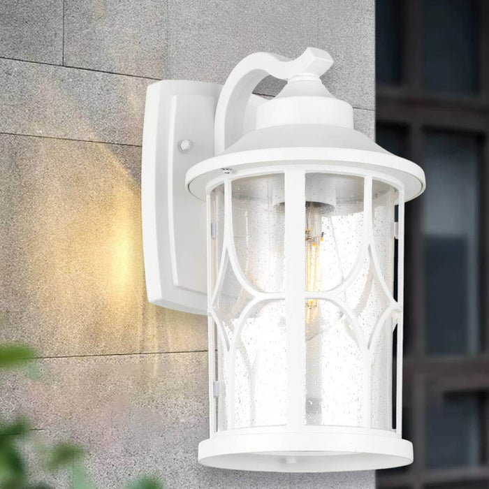 LENORE: Exterior Aluminum Wall Light (available in Black & White, Small & Large)