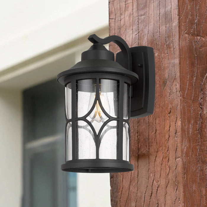 LENORE: Exterior Aluminum Wall Light (available in Black & White, Small & Large)