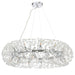 Telbix LERIDA: 24 Light Crystal Pendant (Available in Gold & Chrome)