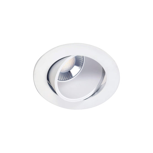 Oriel FOCUS.8: White Recessed Tricolour Gimbal LED