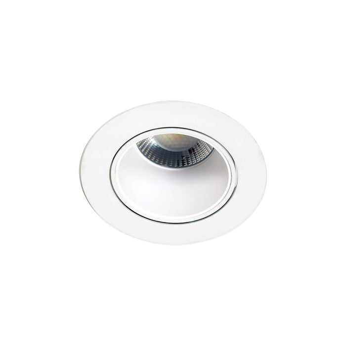 FOCUS.8: White Recessed Tricolour Gimbal LED