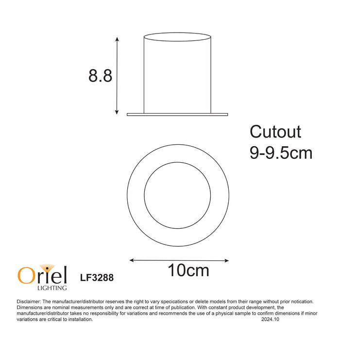 FOCUS.8: White Recessed Tricolour Gimbal LED