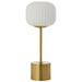 Telbix LIAM: Stylish Touch Table Lamp with Glass Diffuser (Available in Black & Antique Gold)