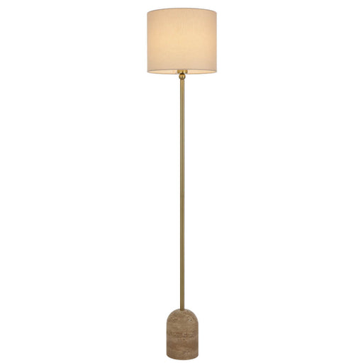 Telbix LIVIA: Floor Lamp with Fabric Shade
