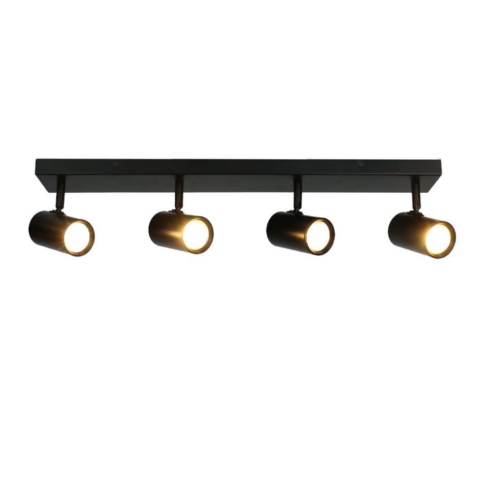 Brianna 4 Light Spot Light - White/Black