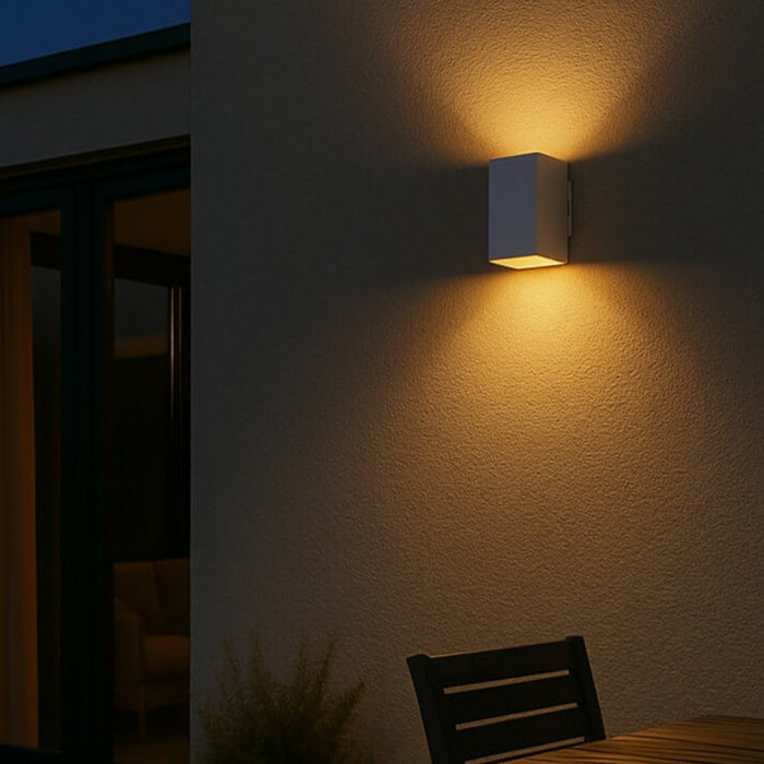 LORSA: LED 3CCT Exterior Up/Down Wall Light (Available in Black & White)
