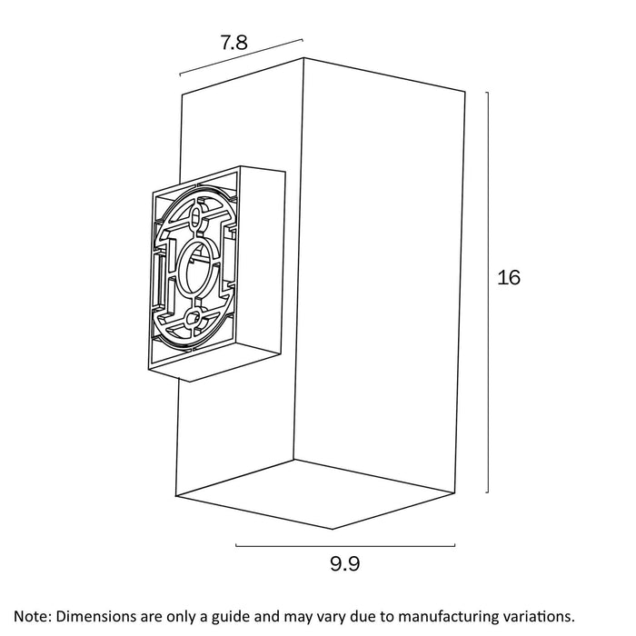 LORSA: LED 3CCT Exterior Up/Down Wall Light (Available in Black & White)