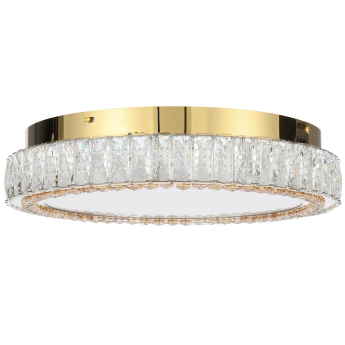 LUCENT: Elegant Gold Crystal LED Oyster Light (Available in 40cm & 60cm)