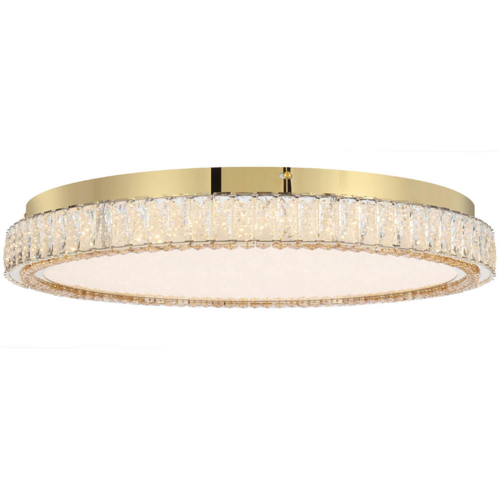 LUCENT: Elegant Gold Crystal LED Oyster Light (Available in 40cm & 60cm)