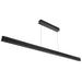 Telbix LUCID: 180cm Linear Pendant Light (Available in Black & Wood Tone)