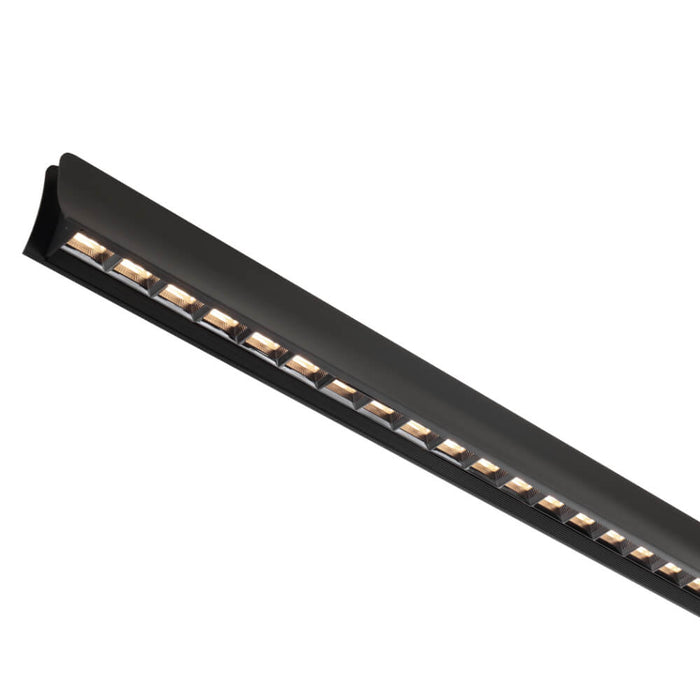 LUCID: 180cm Linear Pendant Light (Available in Black & Wood Tone)