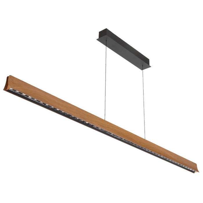 LUCID: 180cm Linear Pendant Light (Available in Black & Wood Tone)