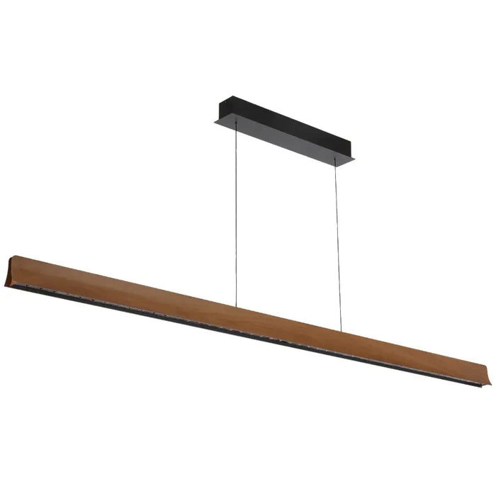 LUCID: 180cm Linear Pendant Light (Available in Black & Wood Tone)