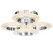 Telbix LUNA: Close to Ceiling 3 CCT LED Ring Pendant (Available in 4 Ring & 5 Ring)