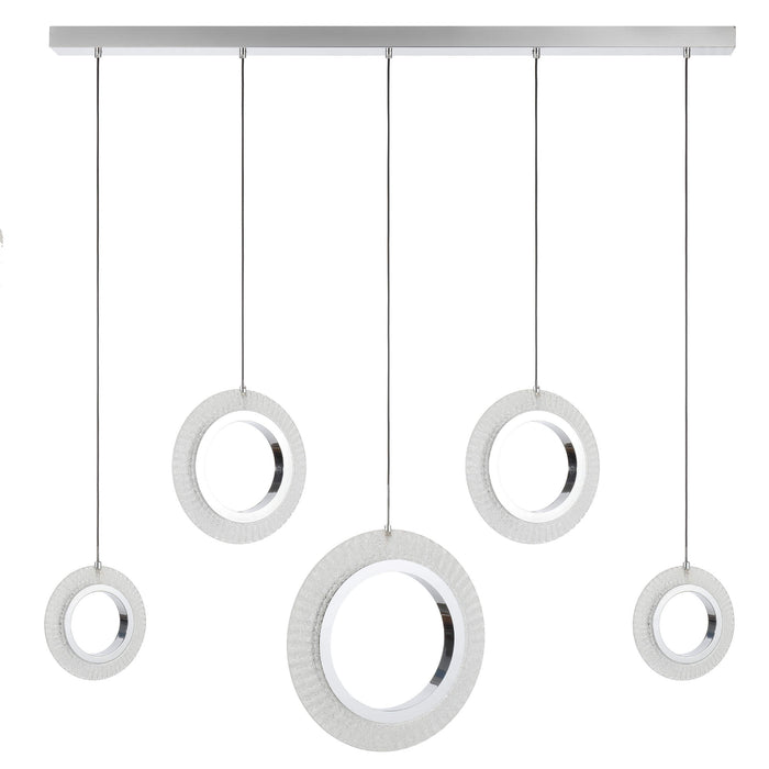 LUNA: 3CCT LED Ring Pendant Lamp (Available in 5, 7 & 10 Ring)