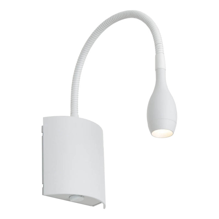 LUND: 3W 250Lm LED Wall Light Featuring Flexible Arm(Available in Black & White)