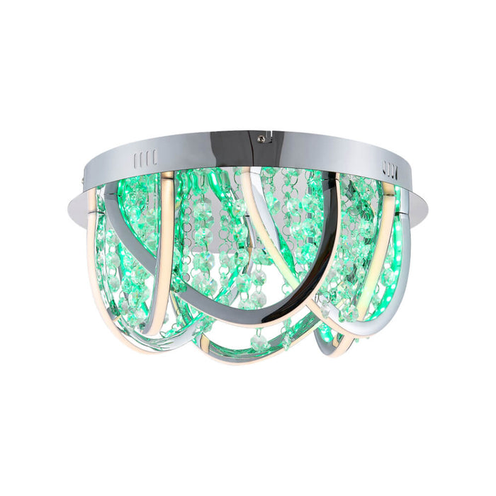 LUXIA: Round Elegant RGB LED Close to Ceiling Pendant Light (Available in 24W, 36W & 44W)