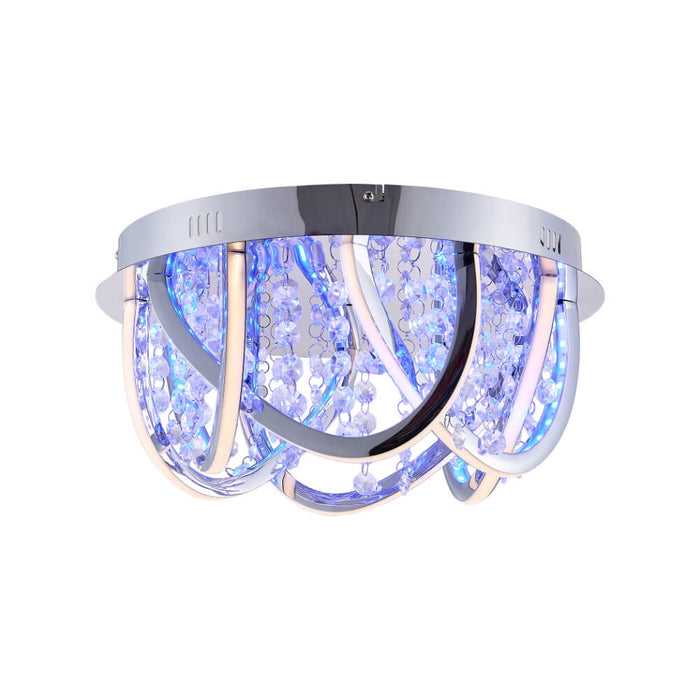 LUXIA: Round Elegant RGB LED Close to Ceiling Pendant Light (Available in 24W, 36W & 44W)