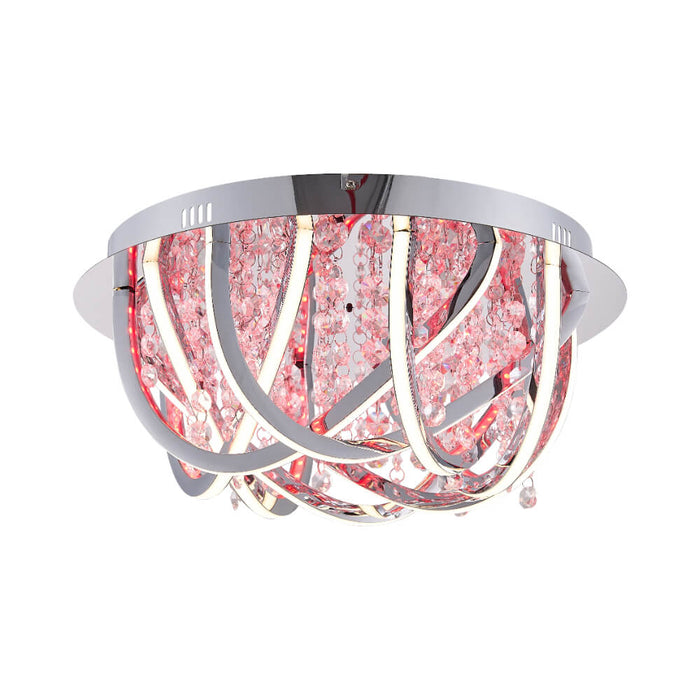 LUXIA: Round Elegant RGB LED Close to Ceiling Pendant Light (Available in 24W, 36W & 44W)