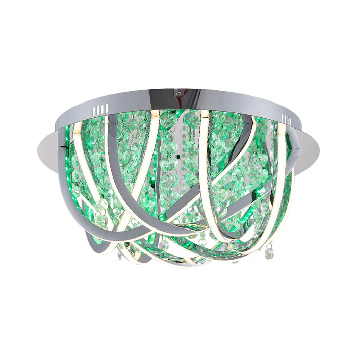LUXIA: Round Elegant RGB LED Close to Ceiling Pendant Light (Available in 24W, 36W & 44W)