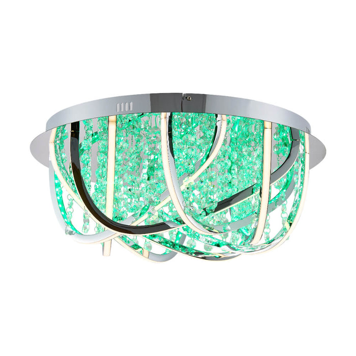 LUXIA: Round Elegant RGB LED Close to Ceiling Pendant Light (Available in 24W, 36W & 44W)