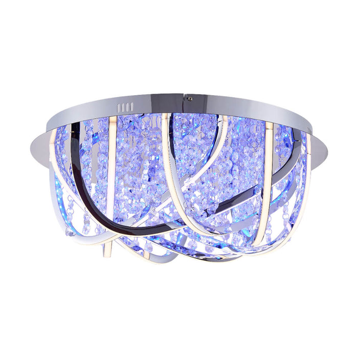 LUXIA: Round Elegant RGB LED Close to Ceiling Pendant Light (Available in 24W, 36W & 44W)