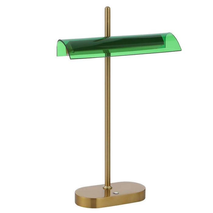 LYMAN: Elegant LED Table Lamp (Available in Antique Gold and Gun Metal)