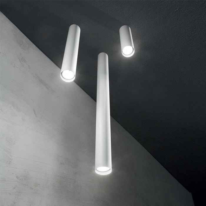 LOOK: Interior Cylindrical Aluminium Ceiling Light (Available in Black & White | 20cm & 40cm)