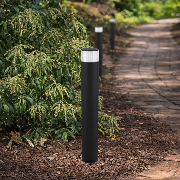 MALABO: 3000K IP65 Exterior LED Bollard Light (Available in Grey, Black & Rust)