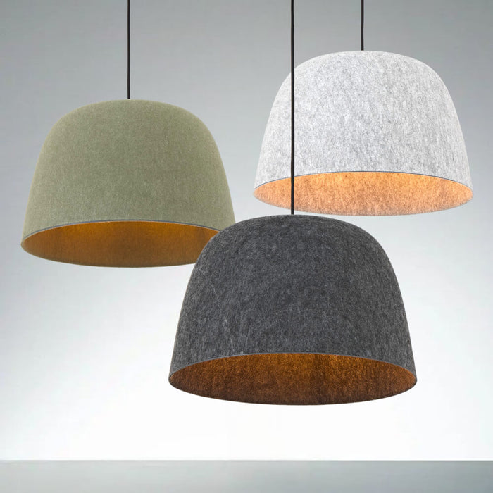 MALIN: Eco-friendly Pendant Light (Available Green, Grey & Black)