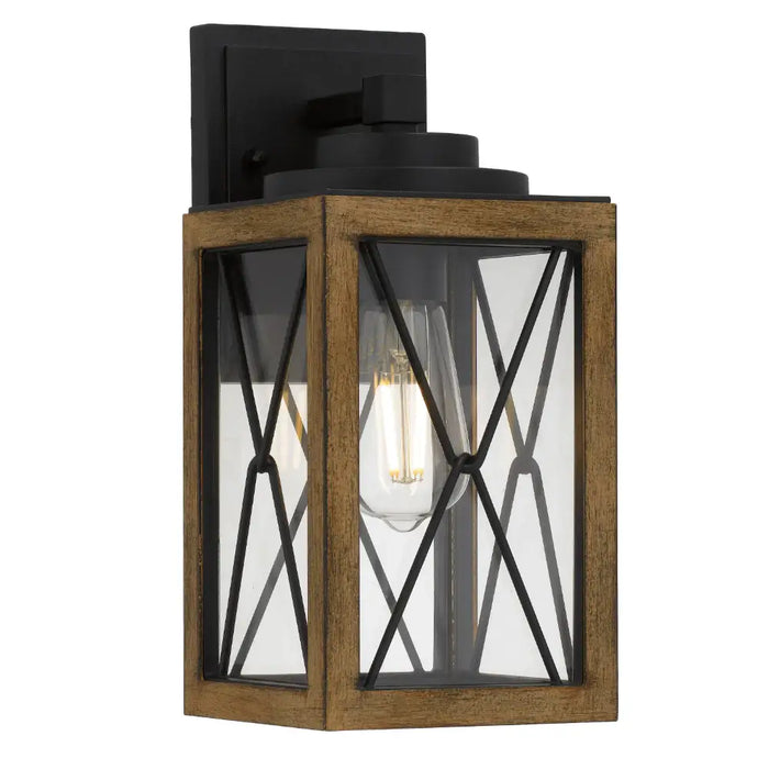 CAPSTAN: Classic Style Black IP43 Exterior Wall Light (available in 30cm & 40cm)