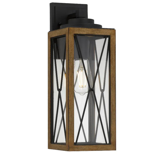 Telbix CAPSTAN: Classic Style Black IP43 Exterior Wall Light (available in 30cm & 40cm)