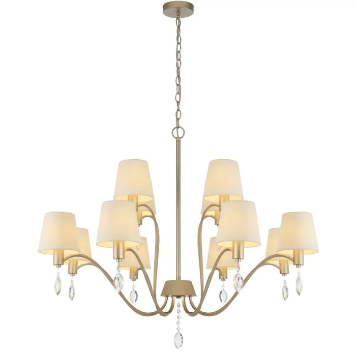 MALVERN: Vintage-style Pendant Light (Available in 3 Light, 8 Light & 12 Light)