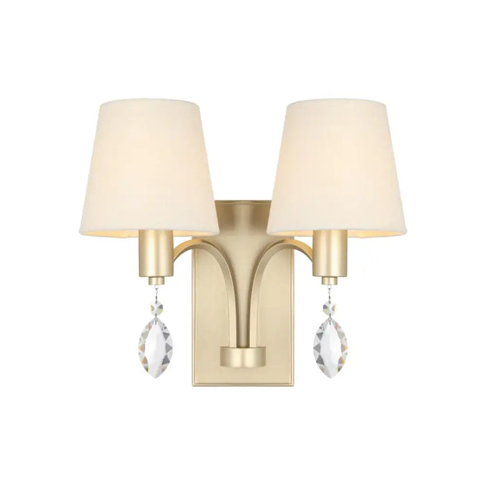 MALVERN: 2 Light Vintage-style Indoor Wall Light