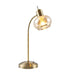 Telbix MARBELL: Elegant Glass Table Lamp (Available in Antique Brass & Black)