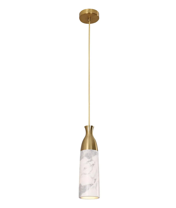 MARMOL: Marble Cylinder Interior Pendant Lights (Available in Brown, Grey, Green & White Marble)