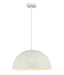 CLA MARRAKESH: Dome Shaped Bohemian Pendant with Gold Interior (Available in Black & White)