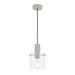 Telbix MIKA: 1 Light Glass Shade Drum Pendant Light (Available in 14cm & 18cm)