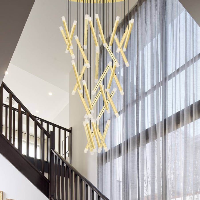 MILAZO: 60 Lights LED Pendant (Available in Chrome & Gold)