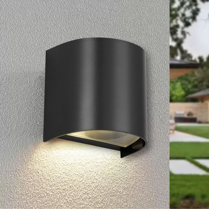 MIRO: IP65 Exterior Wall Light (available in Black, Grey & White)