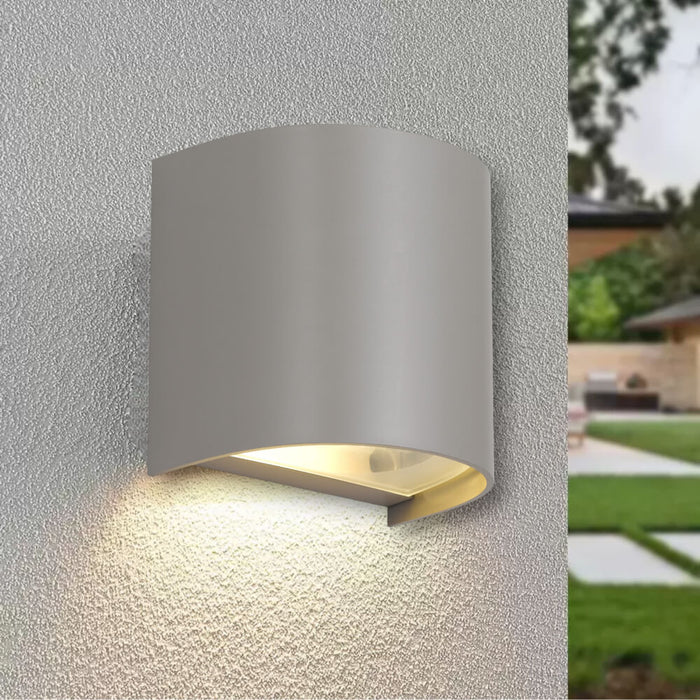 MIRO: IP65 Exterior Wall Light (available in Black, Grey & White)