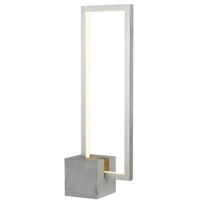 Telbix MODRIC: Modern Rectangular Table Lamp (Avail in Gold & Grey)