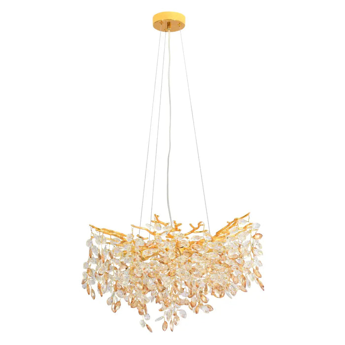 MOLENA: Crystal Pendant Lights (Available in Chrome & Gold)