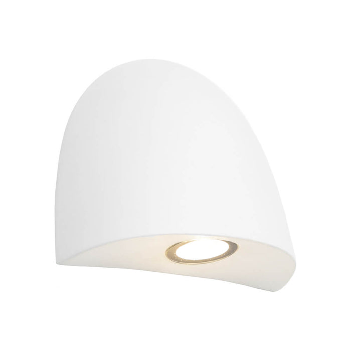 MORA: 1 Light 6W CCT LED Exterior Wall Light (Available in Black & White)