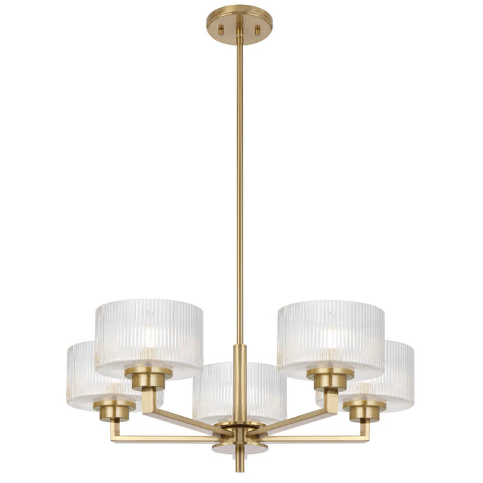 MORENO II: Glass Pendant Light (Available in Black, Antique Gold, and Antique Silver | 3 Light, 5 Light and 8 Light)