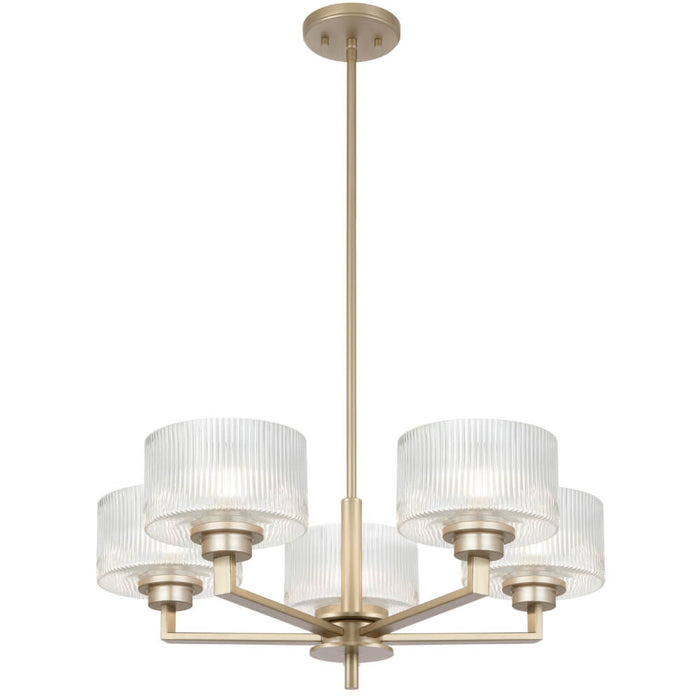 MORENO II: Glass Pendant Light (Available in Black, Antique Gold, and Antique Silver | 3 Light, 5 Light and 8 Light)