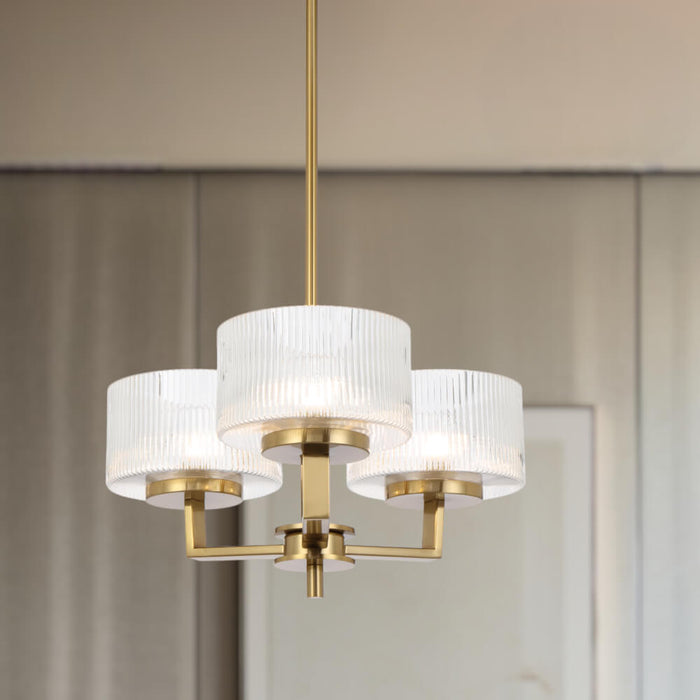 MORENO: Glass Pendant Light (Available in Black, Antique Gold, and Antique Silver | 3 Light, 5 Light and 8 Light)